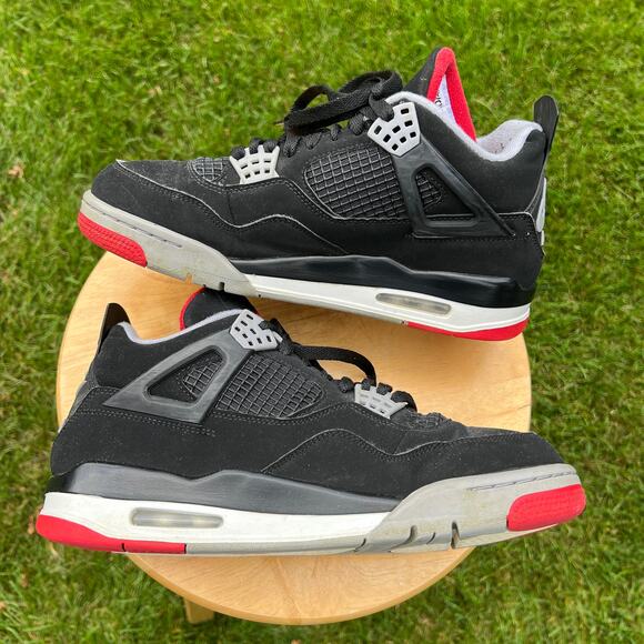 Nike Air Jordan 4 Retro OG Bred 2019 Men\'s Shoes - Size 9 - Ships Now main image 8